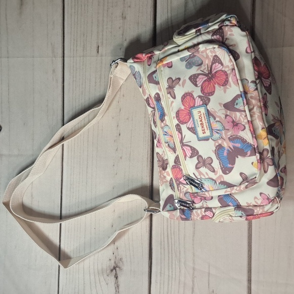 Handbags - Multicolor Butterfly Purse Bag With Adjustable Strap